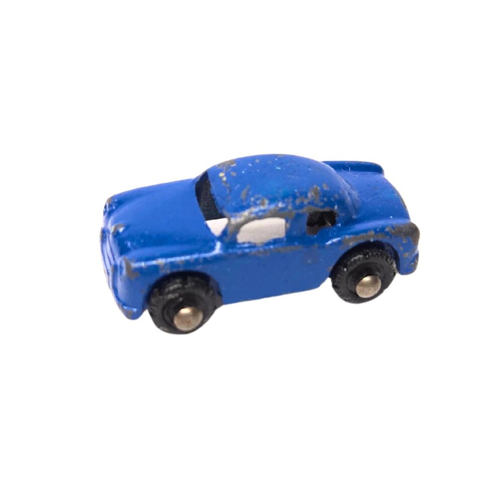 Vintage Barclay Blue Diecast Toy Car 1940's Studebaker? Packard? 1.5" Long
